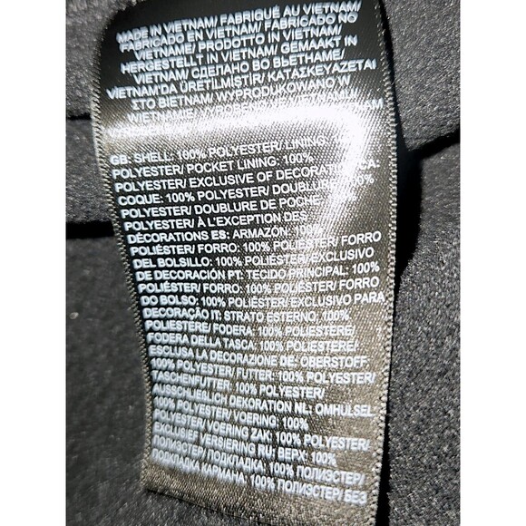 The North Face Ridgewall Vest Men M Black Full Zip Windwall Soft Shell New-logo - Picture 5 of 7